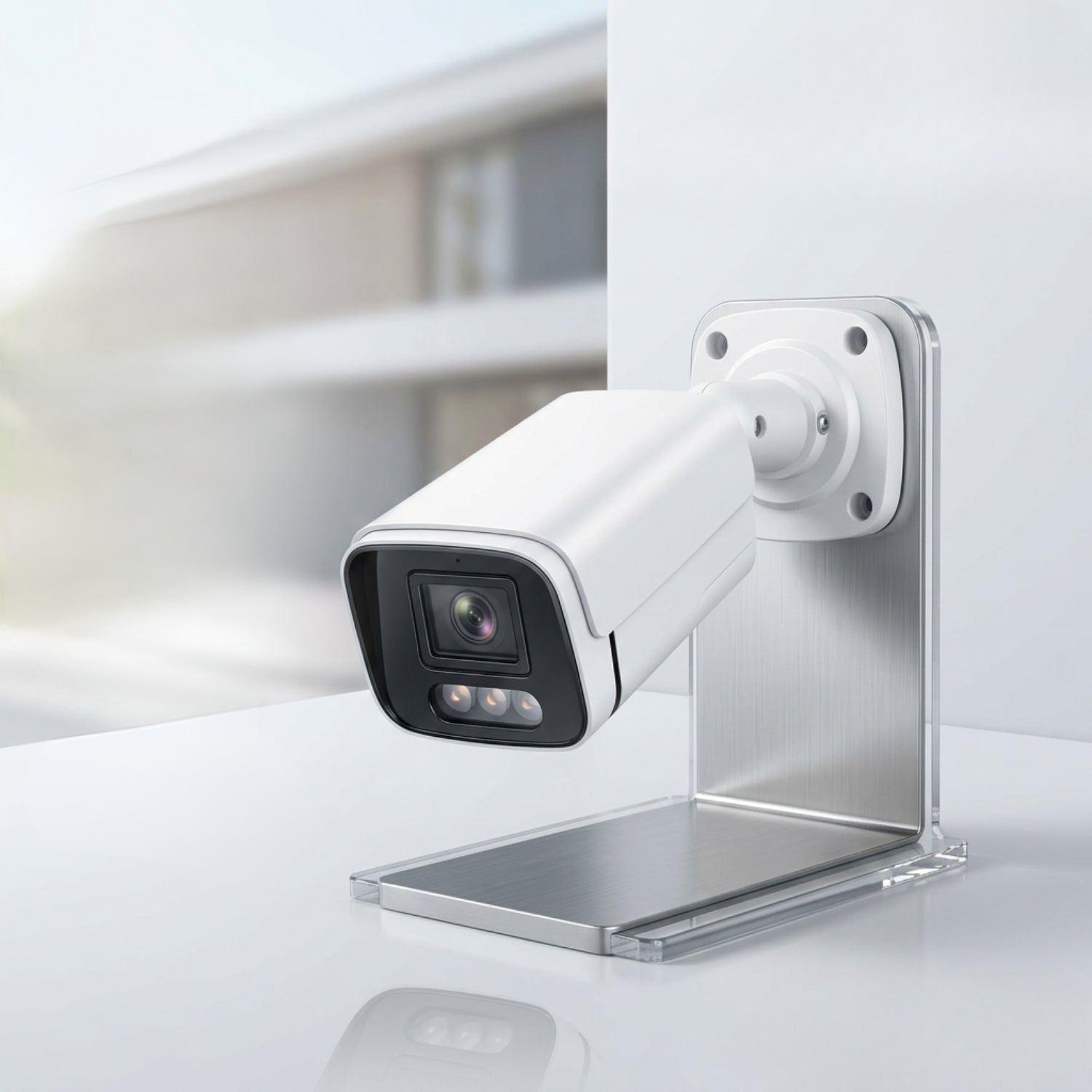 4K 8MP Outdoor PoE IP Camera – H.265 ONVIF Metal Bullet CCTV with Audio & Full-Color Night Vision