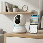 Indoor Security Camera 2K – 2-Pack Wi-Fi Home Camera with AI Motion Detection, Two-Way Audio & Night Vision