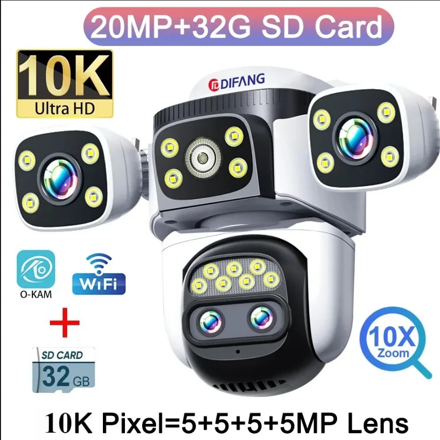 10K Wi-Fi Security Camera – Ultra HD Wireless IP Camera with Night Vision & Motion Detection - AEGIS SECURITY