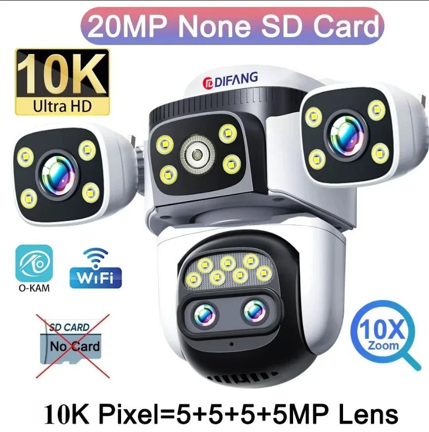 10K Wi-Fi Security Camera – Ultra HD Wireless IP Camera with Night Vision & Motion Detection - AEGIS SECURITY