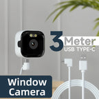 2Pec Window Camera – Wireless HD Wi-Fi Security Camera for Home & Office, Motion Detection & Night Vision - AEGIS SECURITY