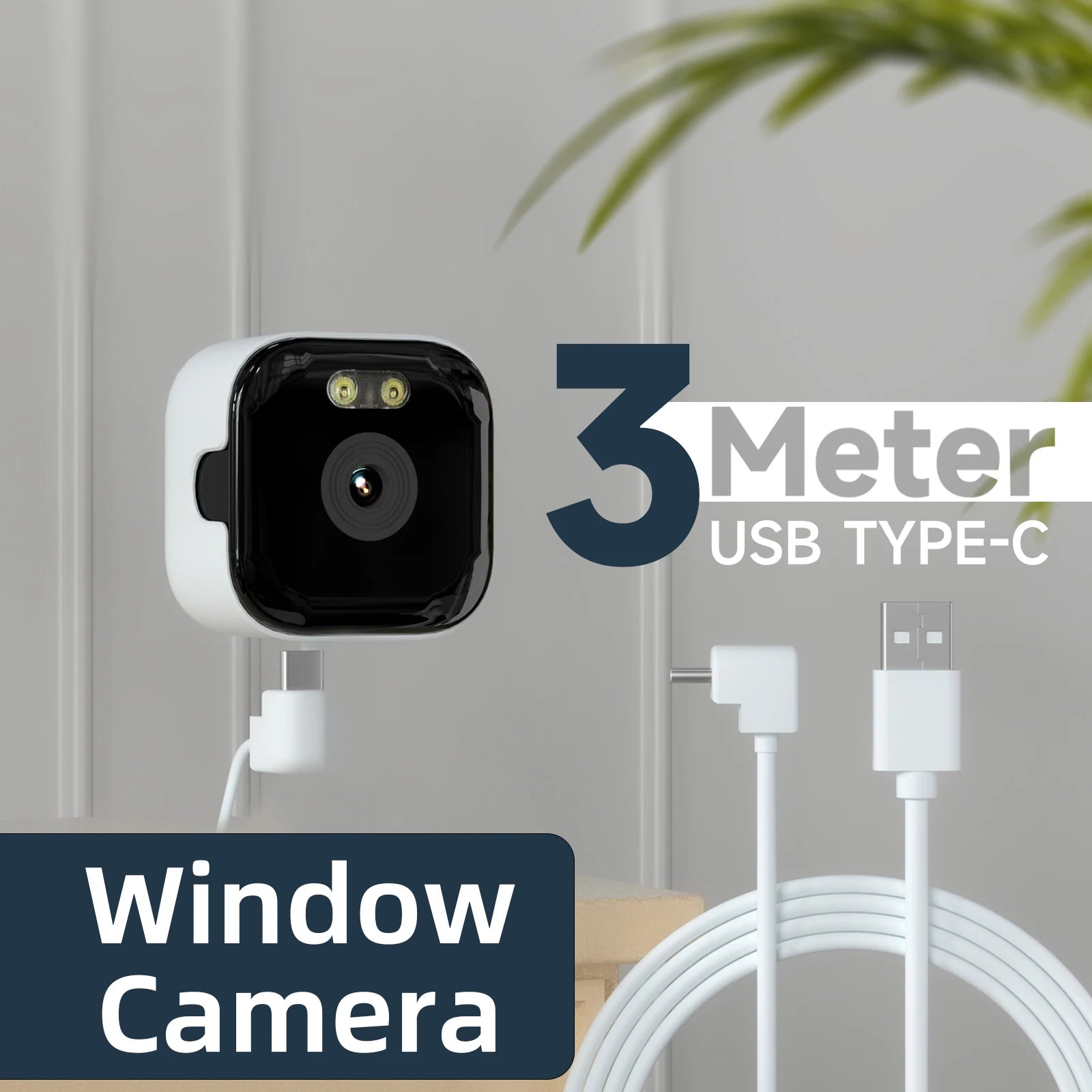 2Pec Window Camera – Wireless HD Wi-Fi Security Camera for Home & Office, Motion Detection & Night Vision - AEGIS SECURITY