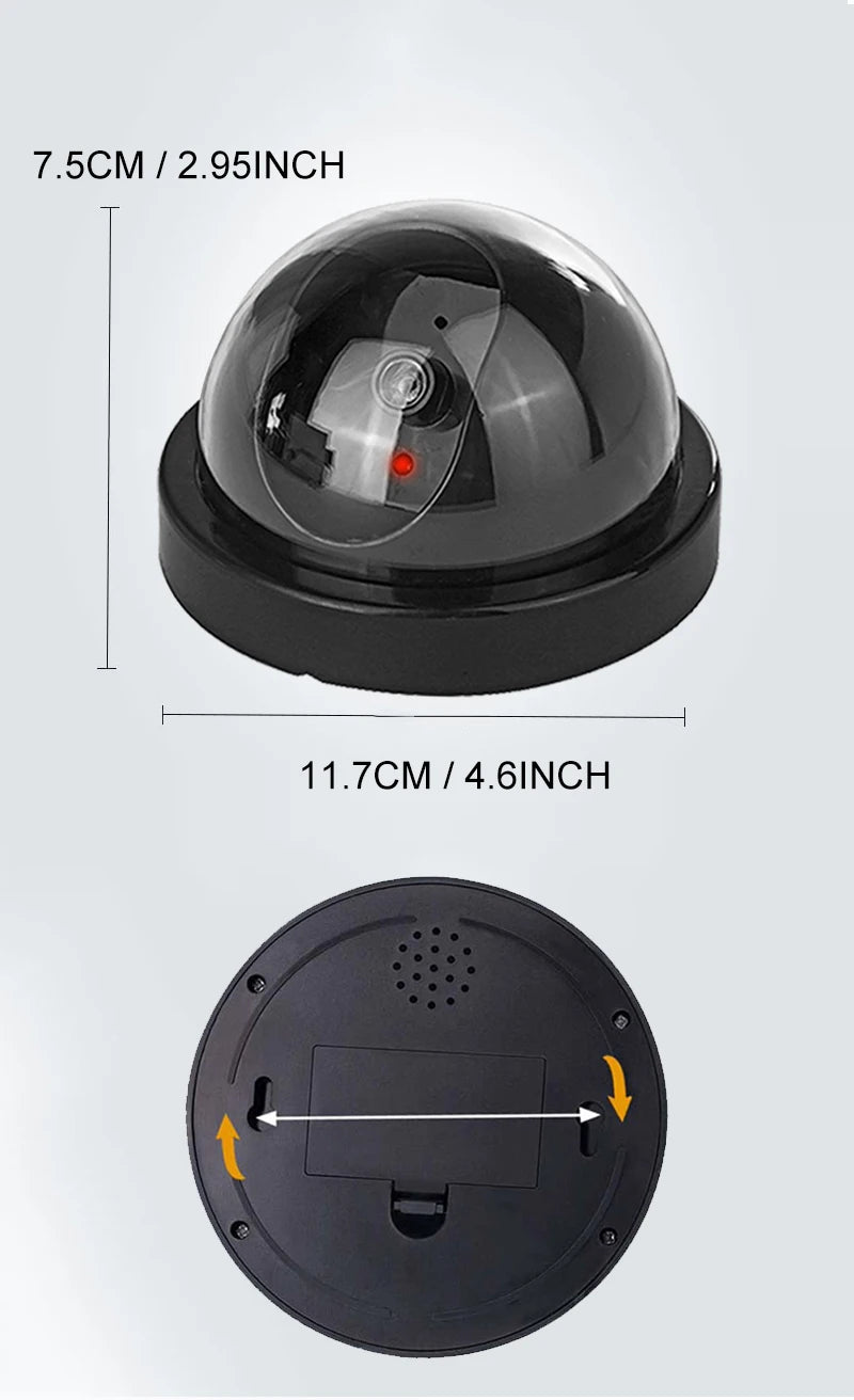 1Pec Dummy Security Camera – Fake Surveillance Camera with Motion Sensor Look, Outdoor & Indoor Deterrent - AEGIS SECURITY