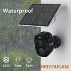 Wireless Outdoor Security Camera 2K | Battery Powered WiFi CCTV with AI Motion Detection, Color Night Vision & Siren | Water-Resistant IP66 Home Surveillance - AEGIS SECURITY