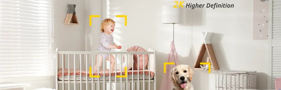BoyKeep Surveillance Camera 3MP 5/2.4GHz WiFi Indoor Home Security Mini IP Smart Family CCTV Pet Camera Video Monitor 24/7  K10 - AEGIS SECURITY