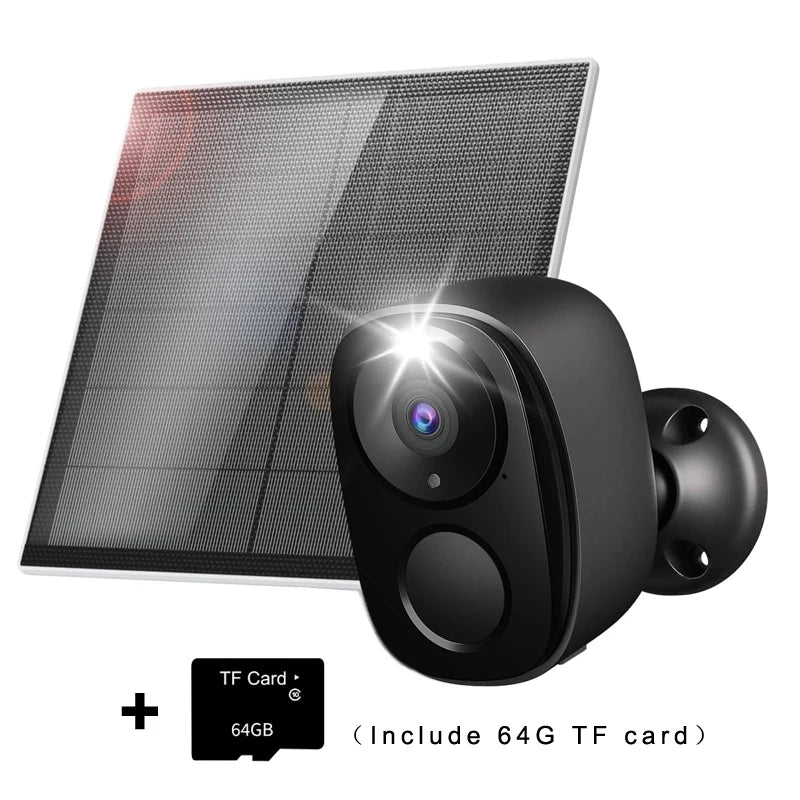 Wireless Outdoor Security Camera 2K | Battery Powered WiFi CCTV with AI Motion Detection, Color Night Vision & Siren | Water-Resistant IP66 Home Surveillance - AEGIS SECURITY