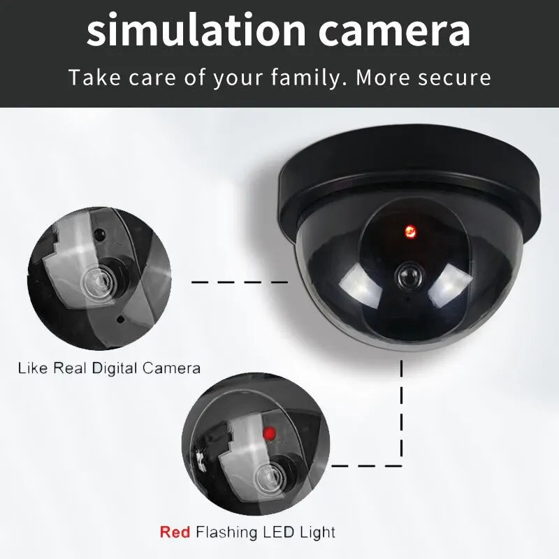 1Pec Dummy Security Camera – Fake Surveillance Camera with Motion Sensor Look, Outdoor & Indoor Deterrent - AEGIS SECURITY