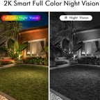 Wireless Outdoor Security Camera 2K | Battery Powered WiFi CCTV with AI Motion Detection, Color Night Vision & Siren | Water-Resistant IP66 Home Surveillance - AEGIS SECURITY
