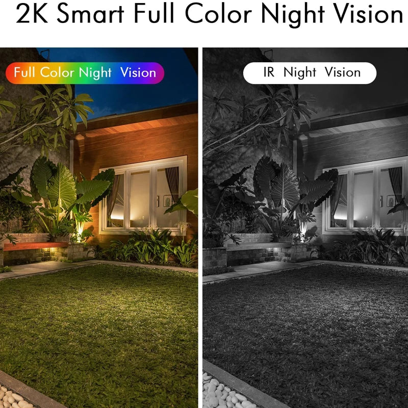 Wireless Outdoor Security Camera 2K | Battery Powered WiFi CCTV with AI Motion Detection, Color Night Vision & Siren | Water-Resistant IP66 Home Surveillance - AEGIS SECURITY