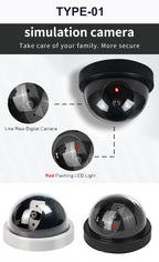 1Pec Dummy Security Camera – Fake Surveillance Camera with Motion Sensor Look, Outdoor & Indoor Deterrent - AEGIS SECURITY