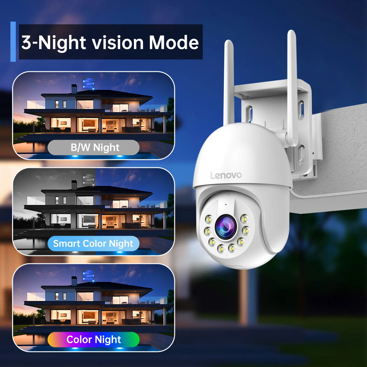 Wireless Outdoor Wi-Fi Security Camera 1080P HD with Motion Detection, Night Vision & Two-Way Audio – Waterproof Home Surveillance CCTV System - AEGIS SECURITY