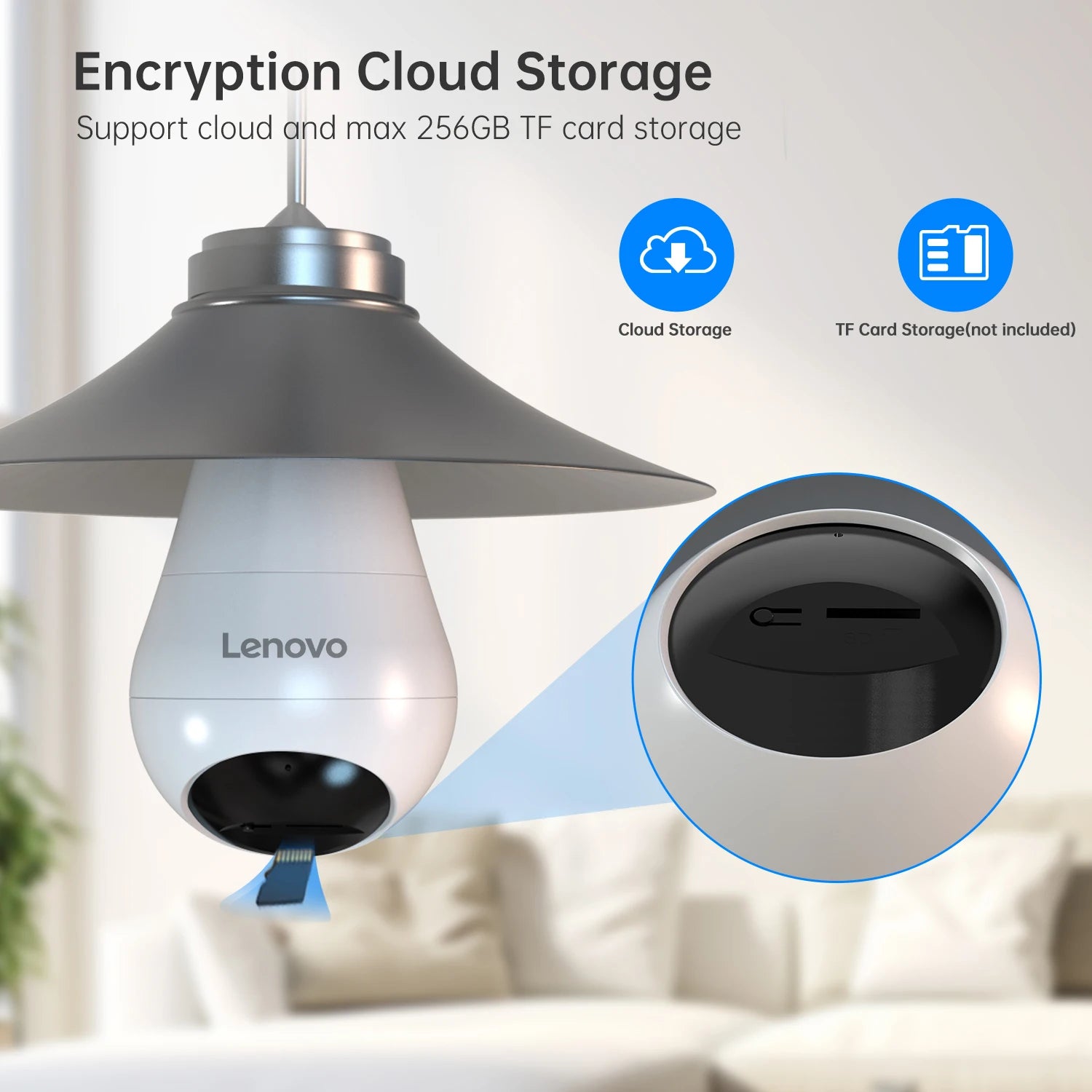 360° WiFi Bulb Camera – HD Wireless Light Socket Security Camera with Night Vision & Motion Detection - AEGIS SECURITY