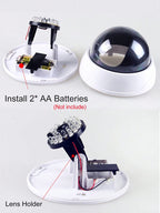 1Pec Dummy Security Camera – Fake Surveillance Camera with Motion Sensor Look, Outdoor & Indoor Deterrent - AEGIS SECURITY