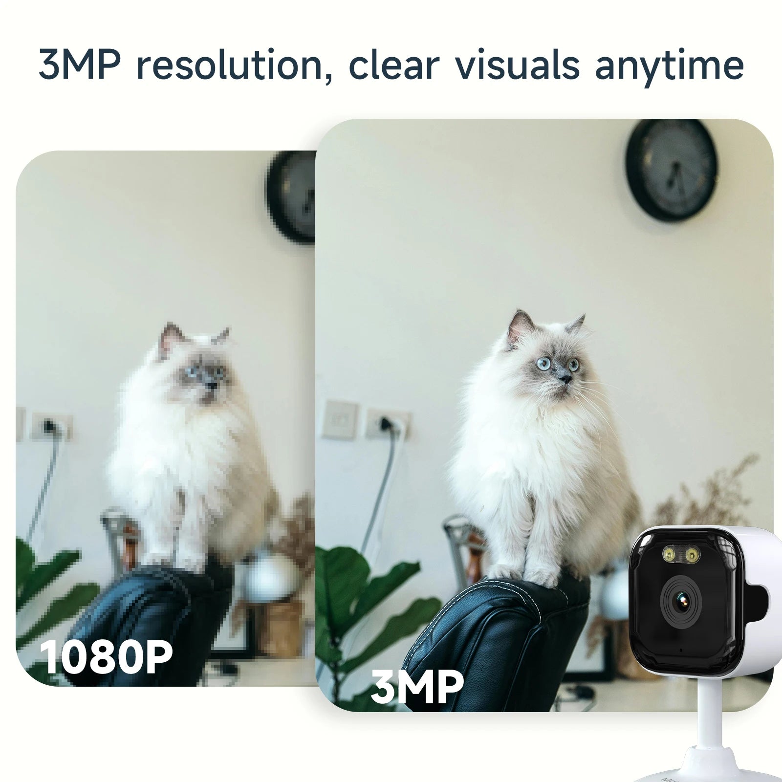 2Pec Window Camera – Wireless HD Wi-Fi Security Camera for Home & Office, Motion Detection & Night Vision - AEGIS SECURITY