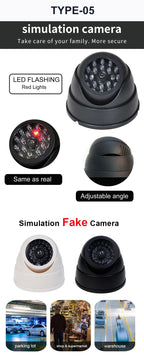 1Pec Dummy Security Camera – Fake Surveillance Camera with Motion Sensor Look, Outdoor & Indoor Deterrent - AEGIS SECURITY