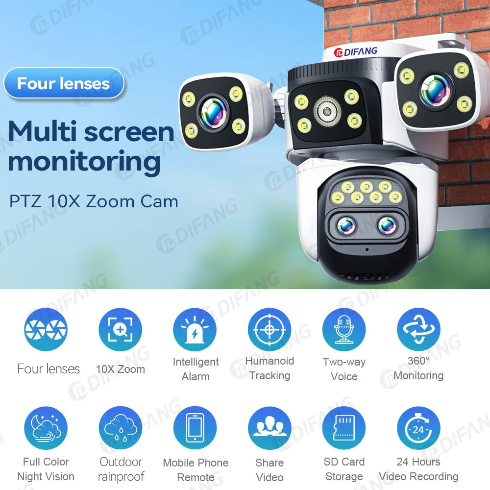 10K Wi-Fi Security Camera – Ultra HD Wireless IP Camera with Night Vision & Motion Detection - AEGIS SECURITY
